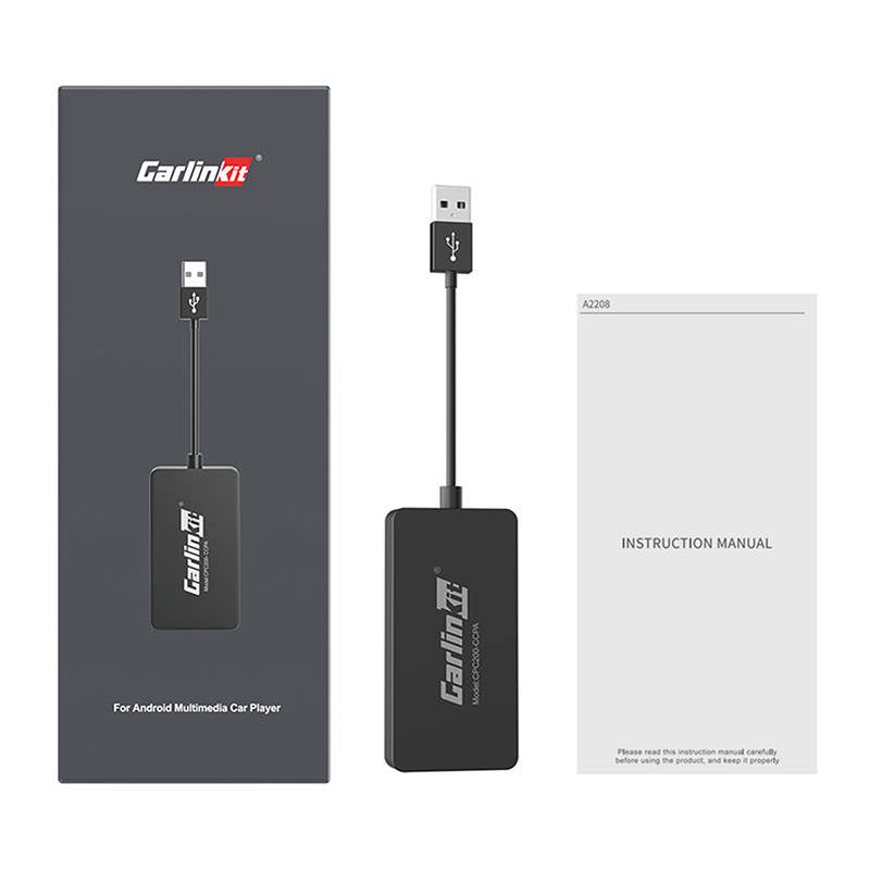 Carlinkit CCPA trådløs adapter Apple Carplay/Android Auto (sort)