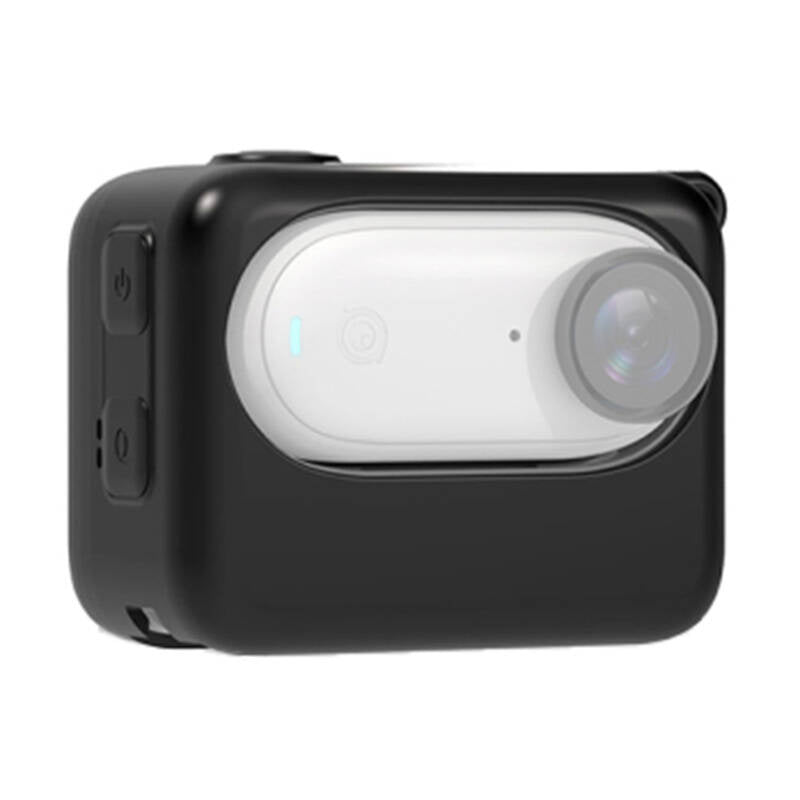 PULUZ silikonhylster med kameraopladningsfunktion til Insta360 GO 3/GO 3S (sort)