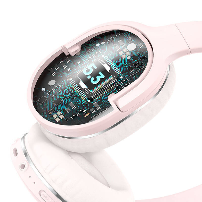 Trådløse hovedtelefoner Baseus Encok D02 PRO (rosa)