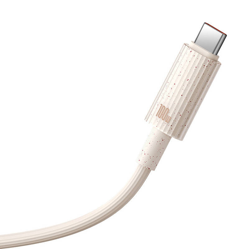 Hurtig opladning kabel Baseus USB til USB-C Habitat Series 2m 100W (rosa)