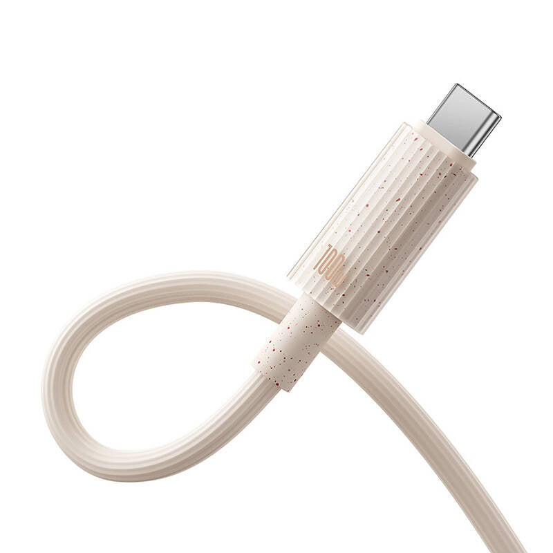 Hurtig opladning kabel Baseus USB til USB-C Habitat Series 2m 100W (rosa)
