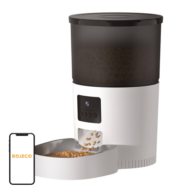 Rojeco 3L Automatisk Pet Feeder WiFi med kamera