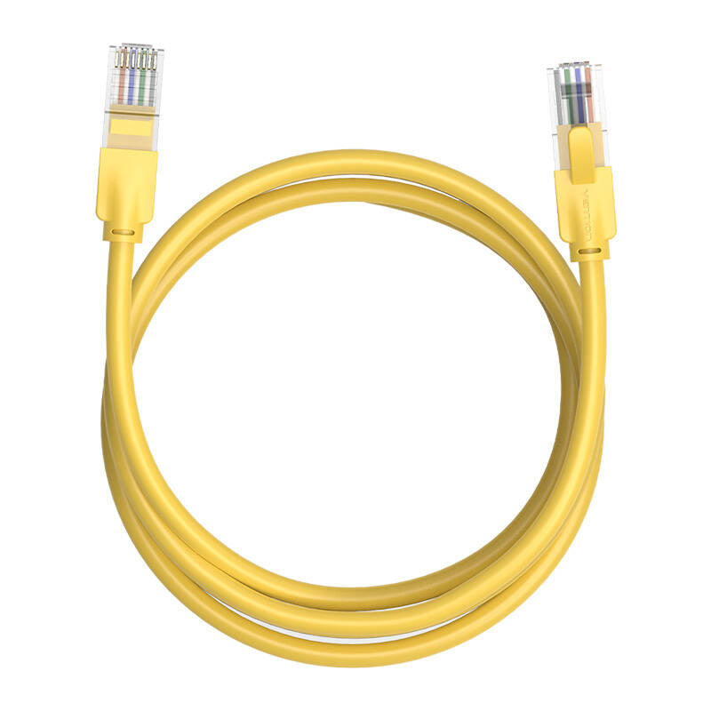 Netværkskabel UTP CAT6 Vention IBEYF RJ45 Ethernet 1000Mbps 1m Gul