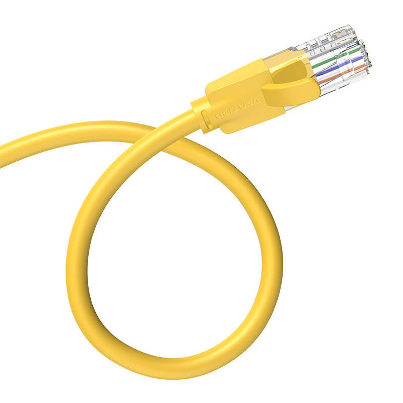 Netværkskabel UTP CAT6 Vention IBEYF RJ45 Ethernet 1000Mbps 1m Gul