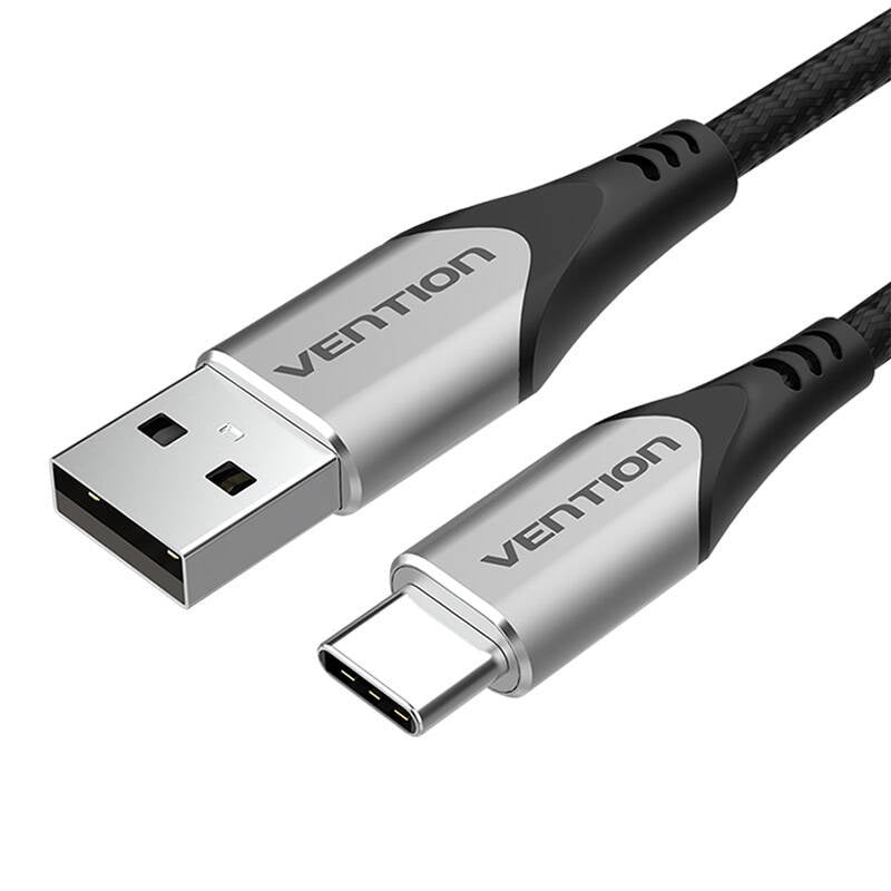 USB 2.0 A til USB-C 3A kabel 0,5 m Vention CODHD grå