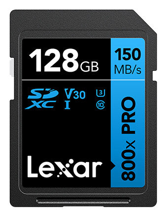 Lexar Professional 800x Pro SDXC 128GB hukommelseskort