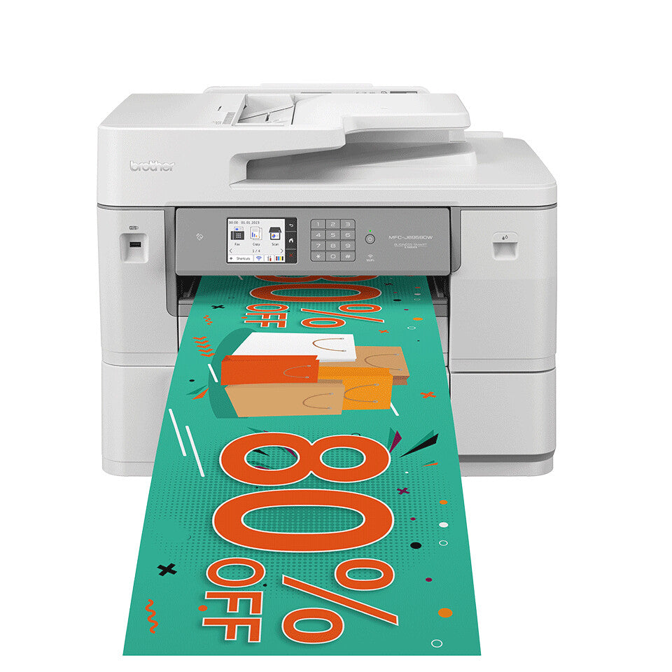 Brother MFC-J6959DW Multifunktionsprinter Inkjet A3 1200 x 4800 dpi 30 sider pr. minut Wi-Fi