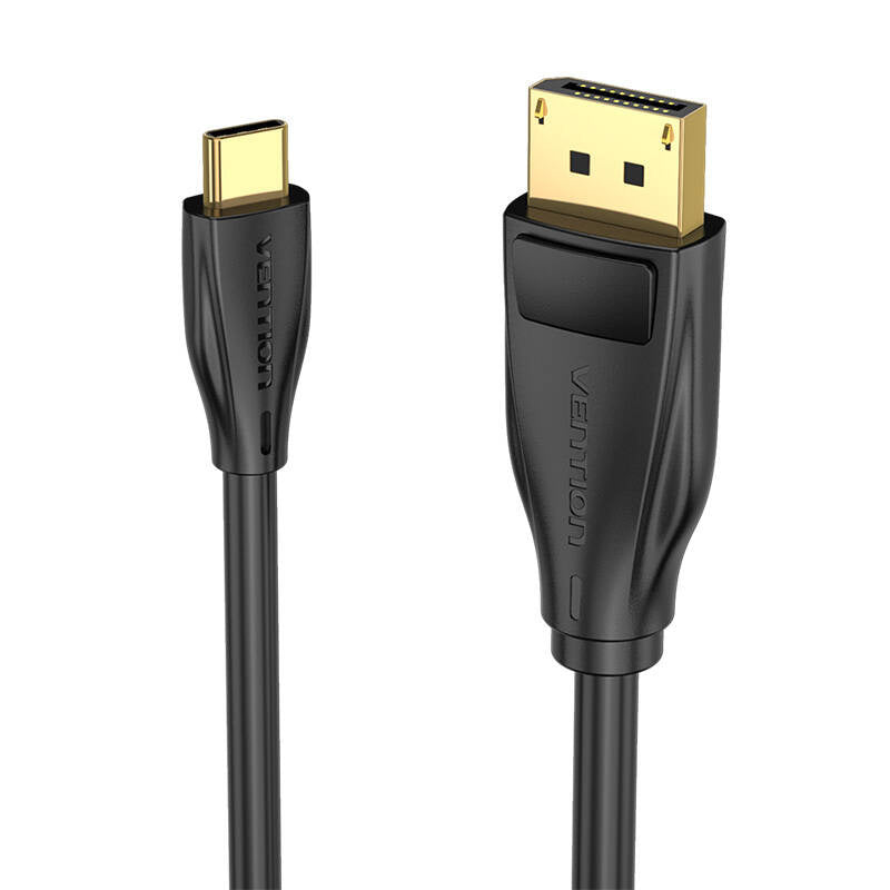 USB-C til DisplayPort 1.4 Kabel Vention CGYBG, 1,5m, 8K 60Hz/4K 120Hz (sort)