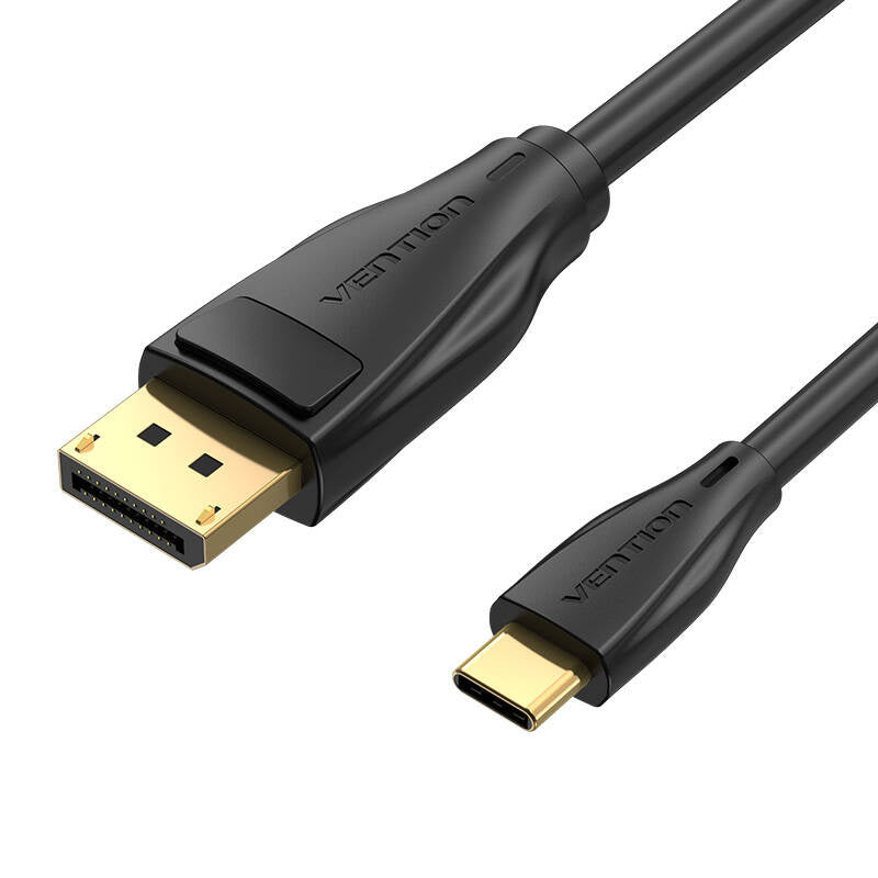USB-C til DisplayPort 1.4 Kabel Vention CGYBG, 1,5m, 8K 60Hz/4K 120Hz (sort)