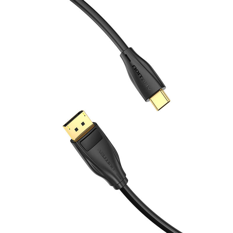 USB-C til DisplayPort 1.4 Kabel Vention CGYBH, 2m, 8K 60Hz/4K 120Hz (sort)