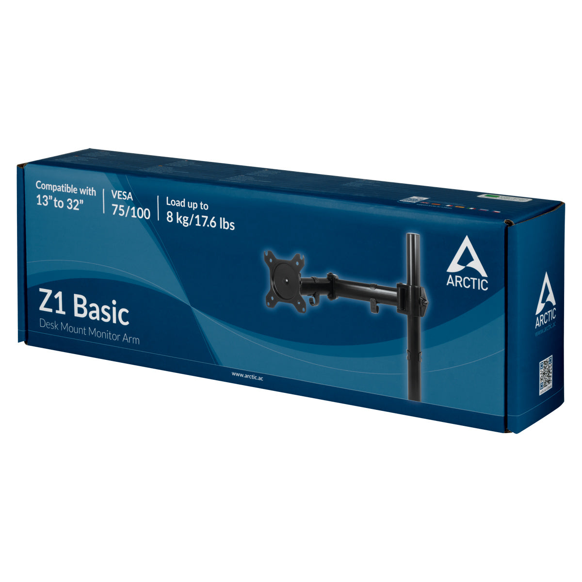 ARCTIC Z1 Basic 81,3 cm (32") Skrivebord Sort
