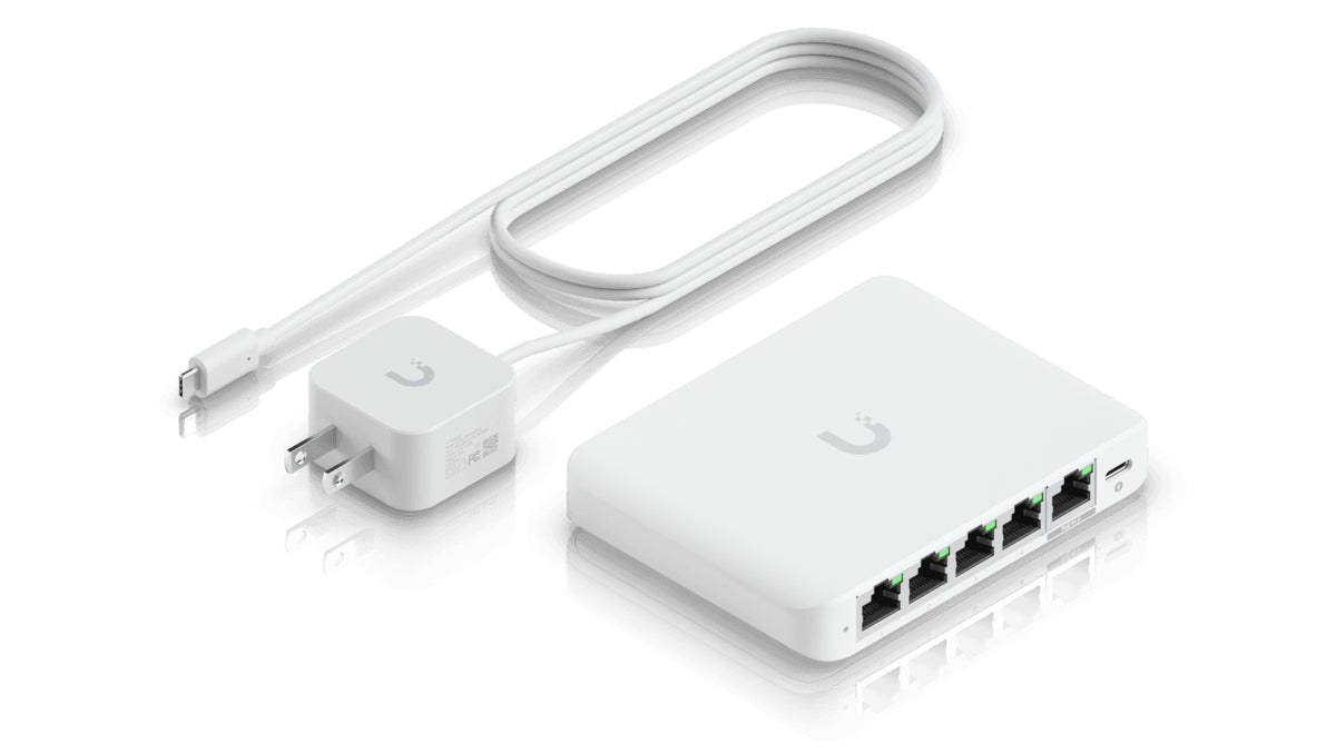 Ubiquiti UniFi Switch Flex Mini 2.5G Switch 5-porte 2.5 Gigabit Ethernet PoE