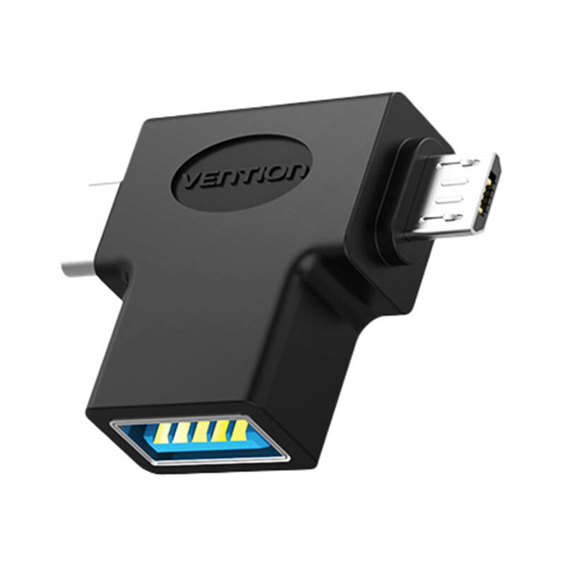 Adapter OTG USB 3.0 til USB-C og Micro USB Vention CDIB0