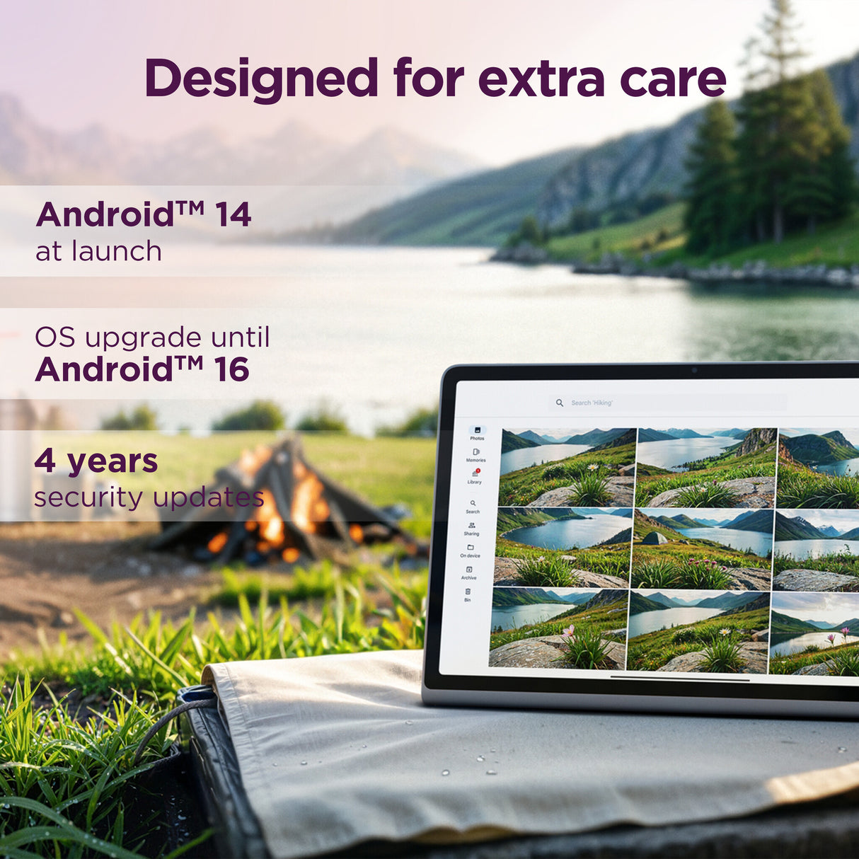 Lenovo Tab Plus Mediatek 128 GB 29,2 cm (11.5") 8 GB Wi-Fi 5 (802.11ac) Android 14 Grå