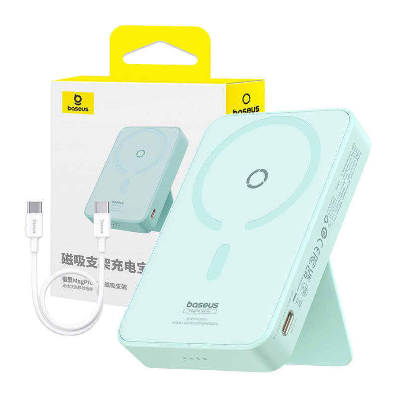 Powerbank Baseus MagPro Magnetic 5000mAh 20W, MagSafe (mynt)