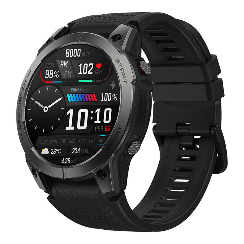 Smartwatch Zeblaze Stratos 3 (sort)
