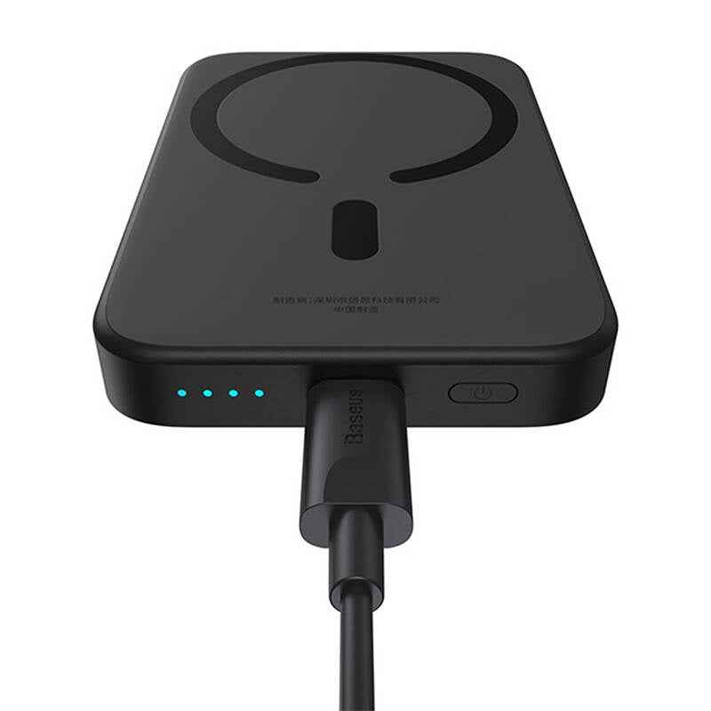 Mini trådløs PowerBank 20W Baseus (sort)