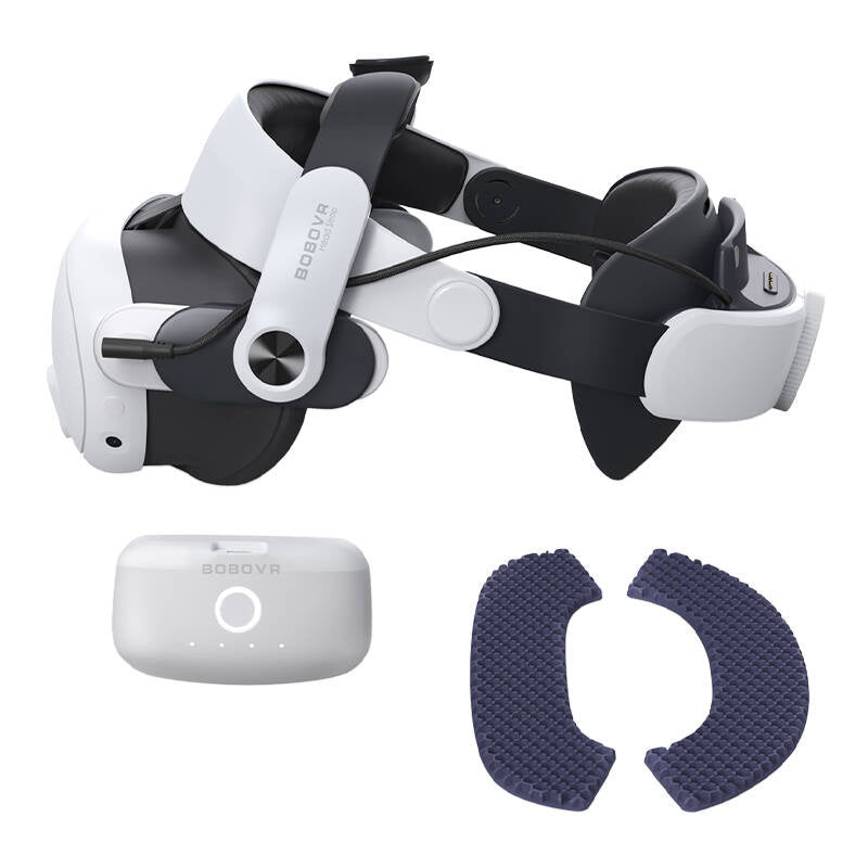 BOBOVR M3 Pro Head Strap + Batteripakke til Oculus Quest 3 / Quest 3S