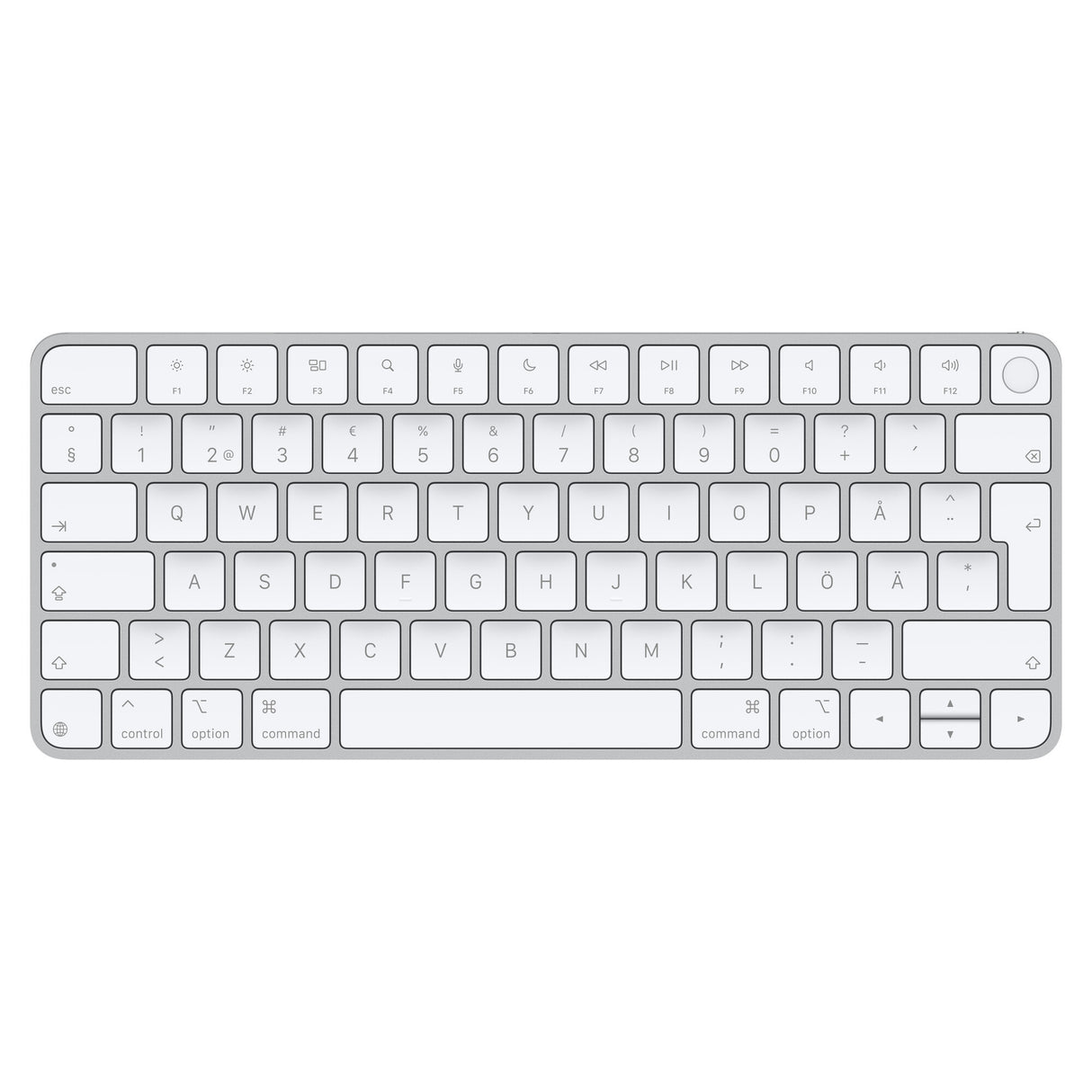 Apple Magic Keyboard with Touch ID for Mac models with silicon (USB-C) - Swedish