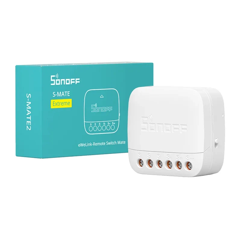 Smart Switch WiFi Sonoff S-MATE2 (ingen neutral)