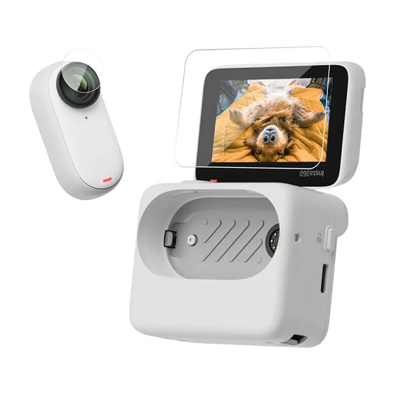 TELESIN hærdet glas til Insta360 GO 3-kameraet