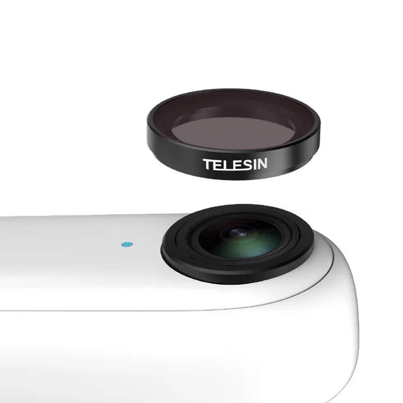 Sæt med 4 CPL/ND8/ND16/ND32 Telesin-filtre til Insta360 GO 2/3-kameraet