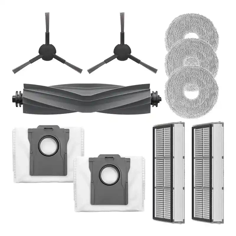 Tilbehørssæt til Dreame L10s pro Ultra/X30 Ultra/L30 Pro Ultra/L10s Ultra Gen2/E30 Ultra/L30s Ultra/L40 Ultra AE/L40 Ultra CE/D20 Ultra/GoVac 500 rengøringsrobot