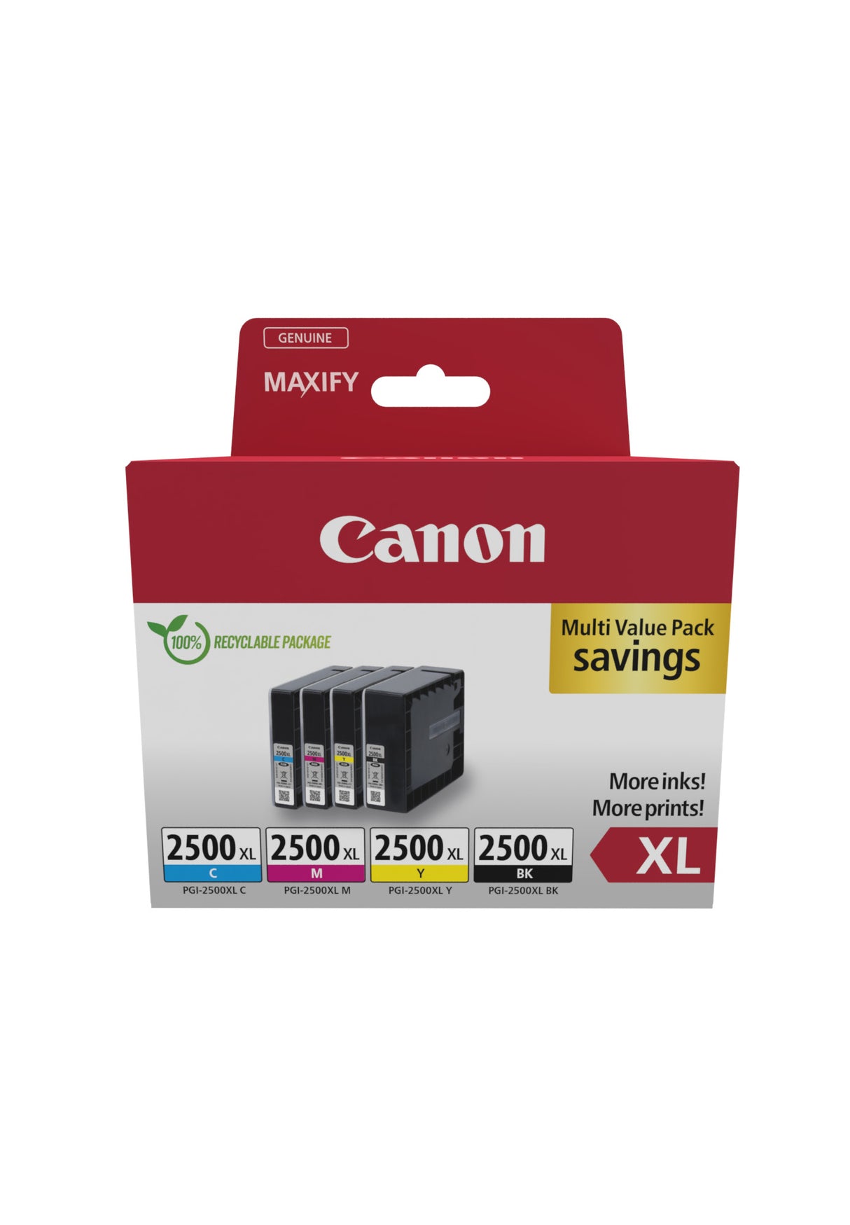 Canon 9254B010 blækpatron 4 stk Original Højt (XL) udbytte Sort, Blå, Magenta, Gul