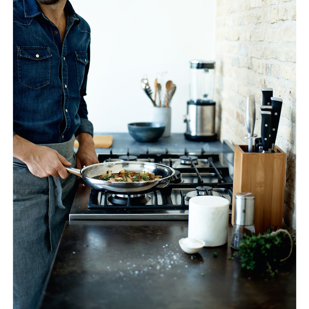 WMF Profi Resist Sovsepande Sort Sølv