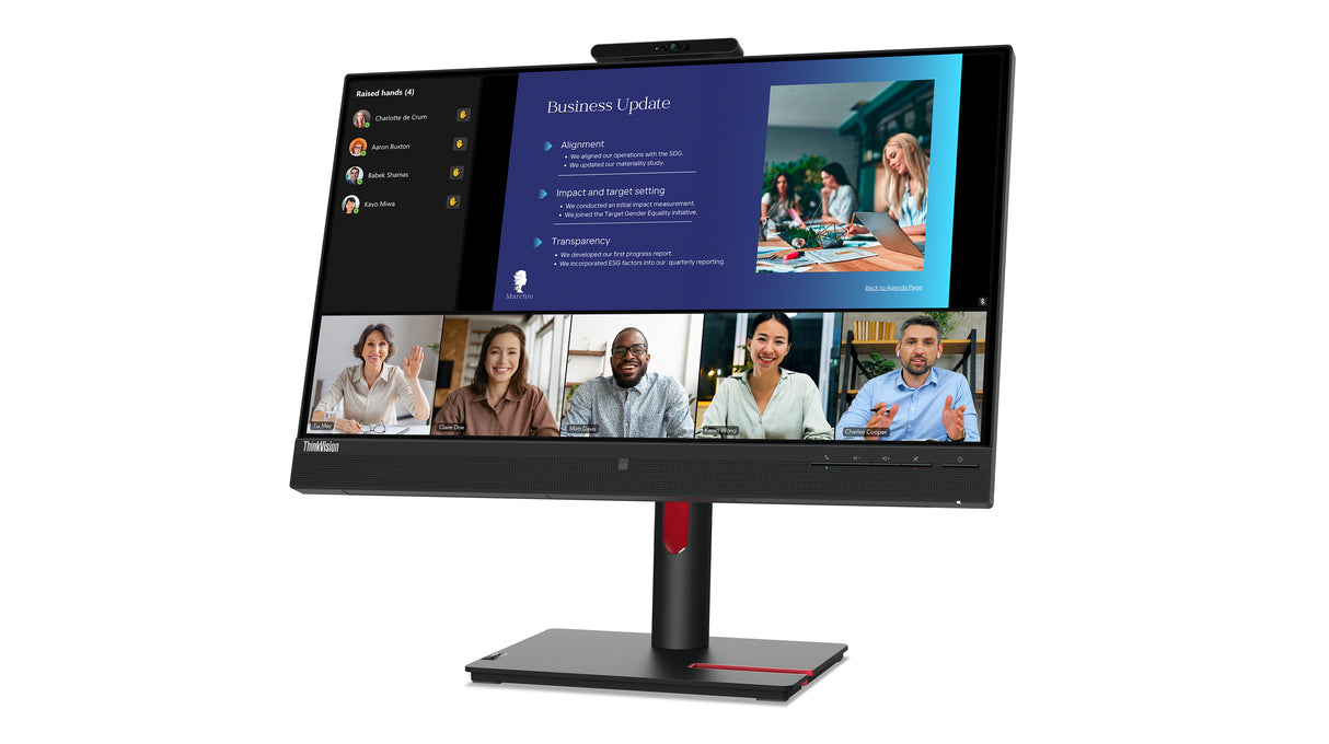 Lenovo ThinkVision T24v-30 24 IPS 1920 x 1080 (Full HD) VGA (HD-15) HDMI DisplayPort 75Hz