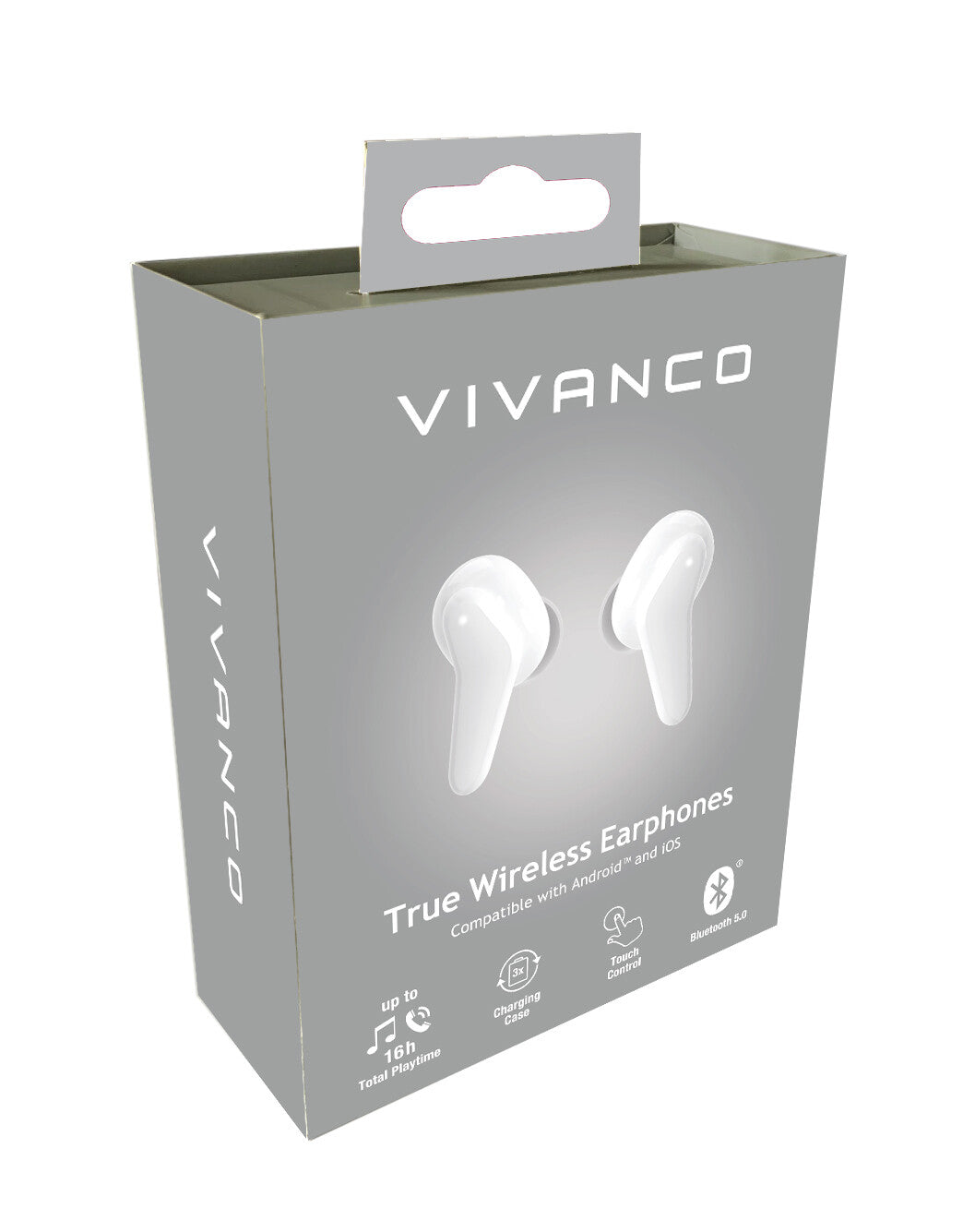 Vivanco Fresh Pair Headset Trådløs I ørerne Opkald/musik Bluetooth Hvid