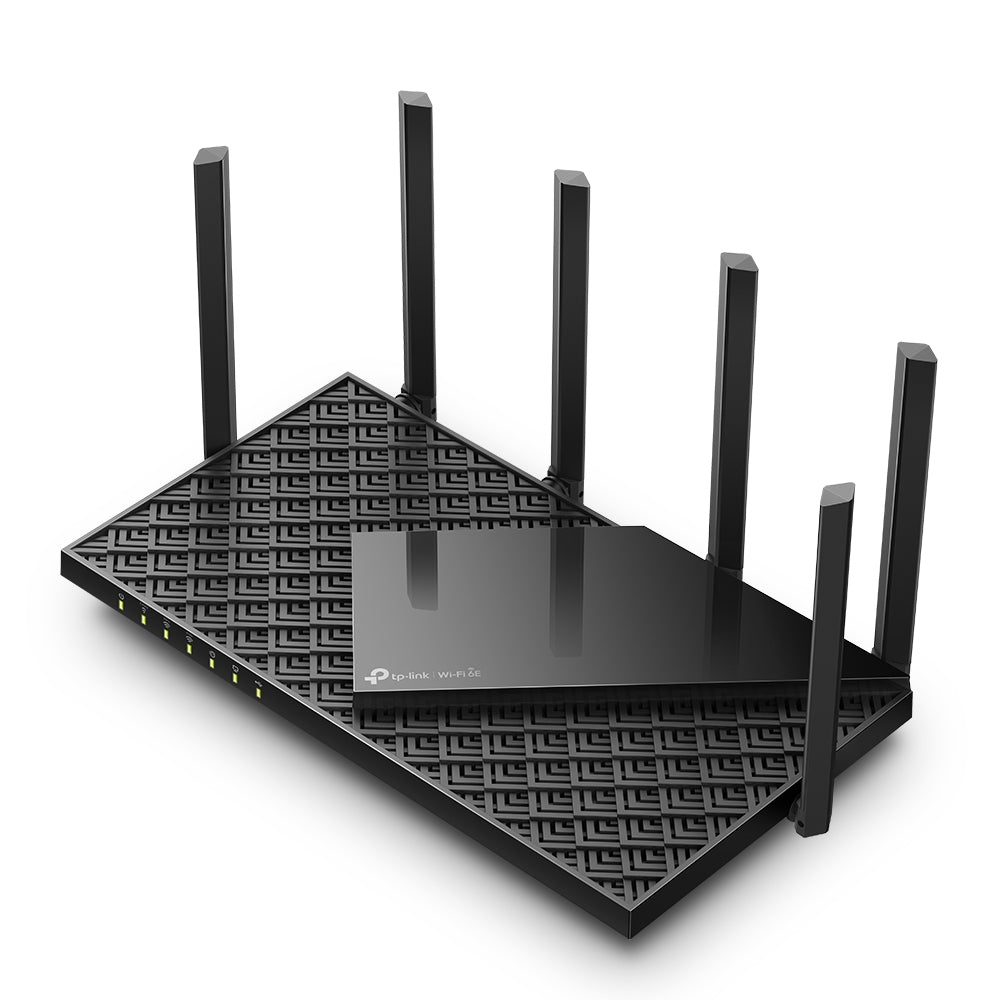 TP-Link Archer AXE75 trådløs router Gigabit Ethernet Tri-band (2,4 GHz/5 GHz/6 GHz) Sort