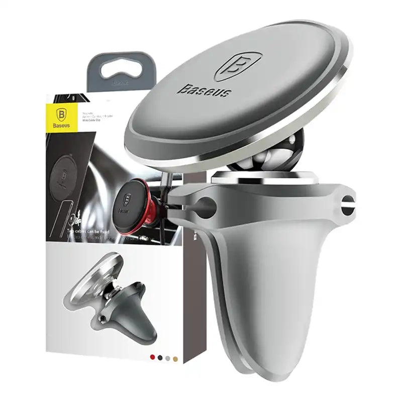 Gravity car mount for luftventil Baseus (sølv)