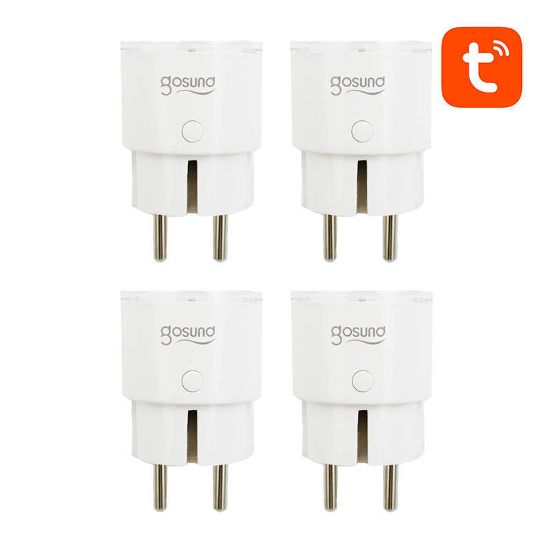 Smart plug WiFi Gosund SP111 3680W 16A, Tuya 4-pakke