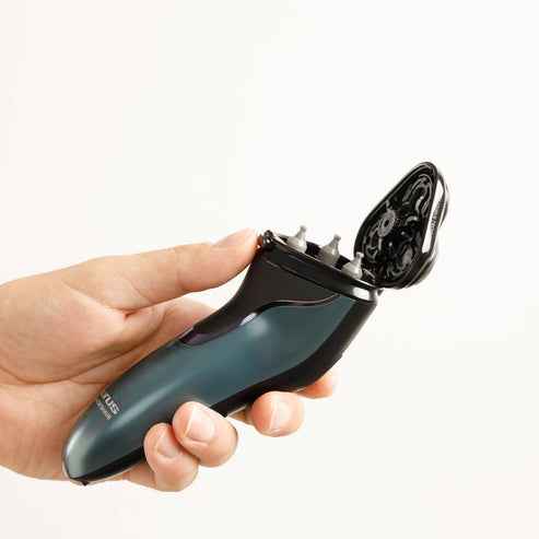 Taurus 3 SIDE WATER SHAVE Rotations shaver Trimmer Sort, Blå