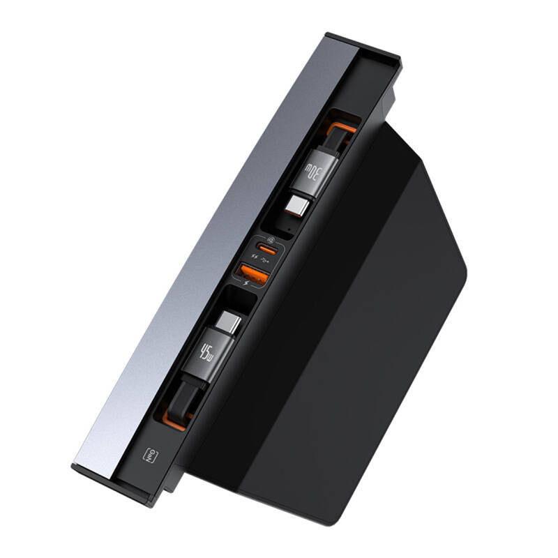 Hubus Base T-Space med USB-C til USB-C kabler til Tesla Cars (sort)