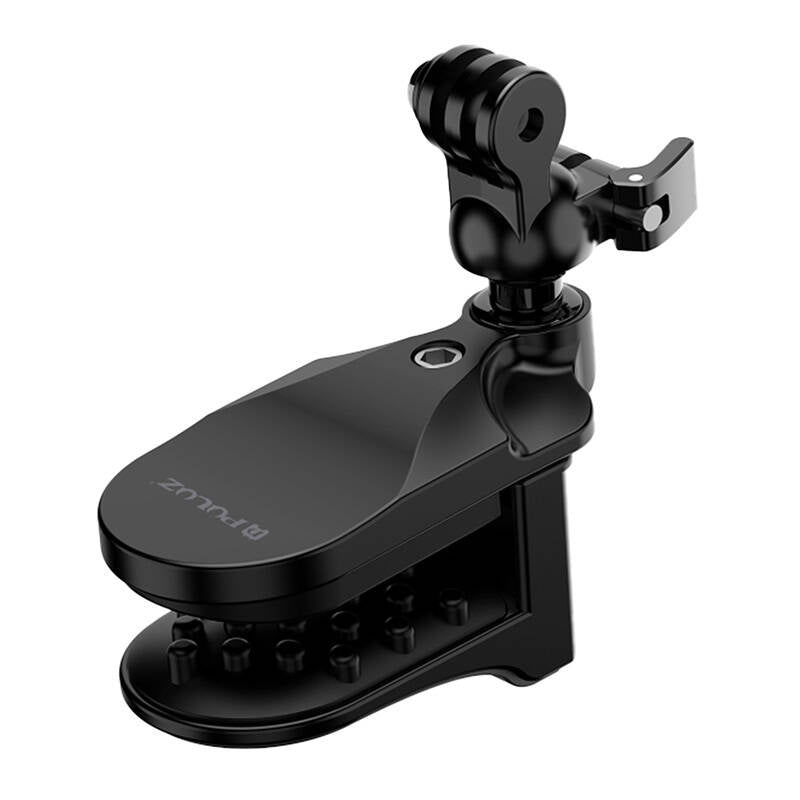 PULUZ-hjelmmontering til sportskameraer (DJI Action, GoPro Hero) (sort)