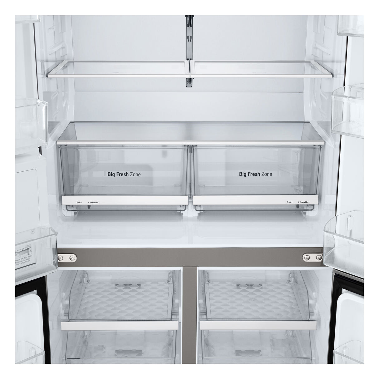 LG GML960PYFE side-by-side køle-fryseskab Fritstående 637 L Sølv