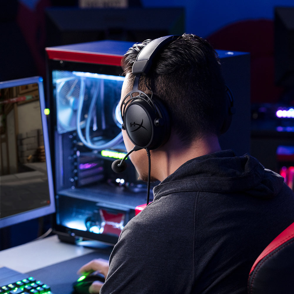 HyperX Cloud Alpha Trådløs Høretelefoner Sort Rød