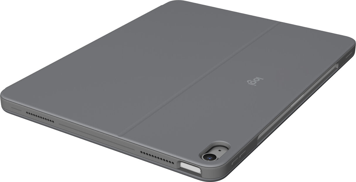 Logitech Combo Touch QWERTY Dansk, Finsk, Norsk, Svensk Smart Connector Grå