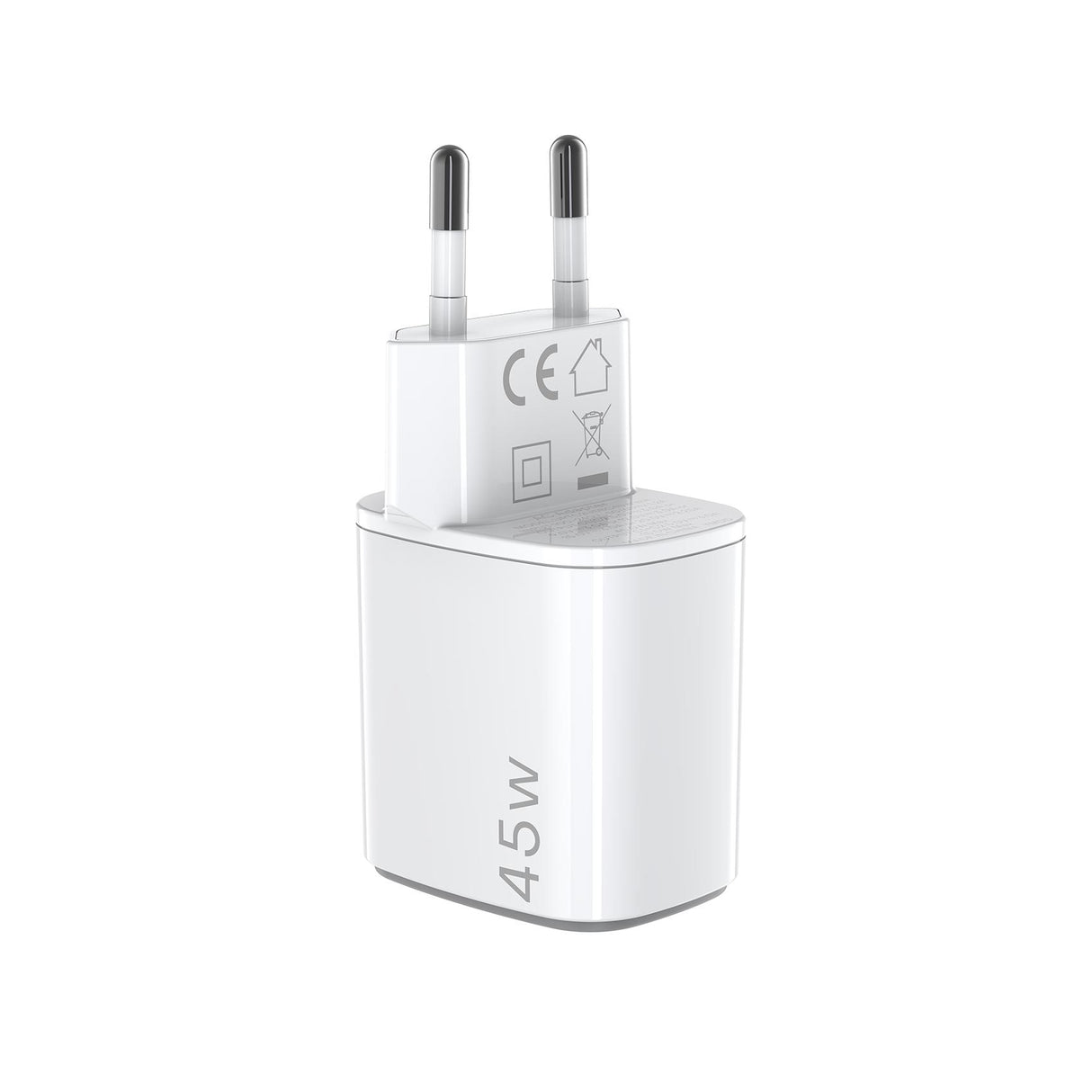 Celly Wall Charger 2xUSB-C 45W White