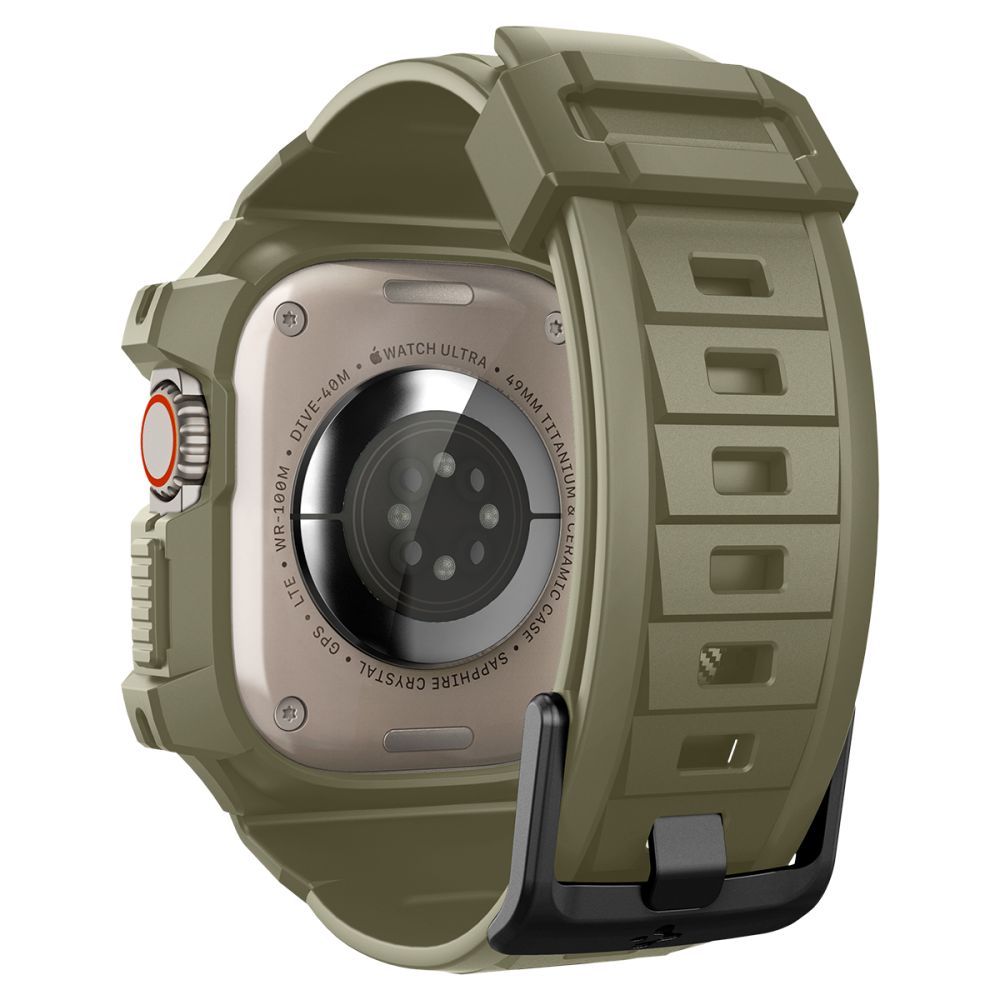 Spigen Rugged Armor ”Pro” Apple Watch Ultra 1 / 2 / 3 / 4 (49 Mm) Vintage Khaki