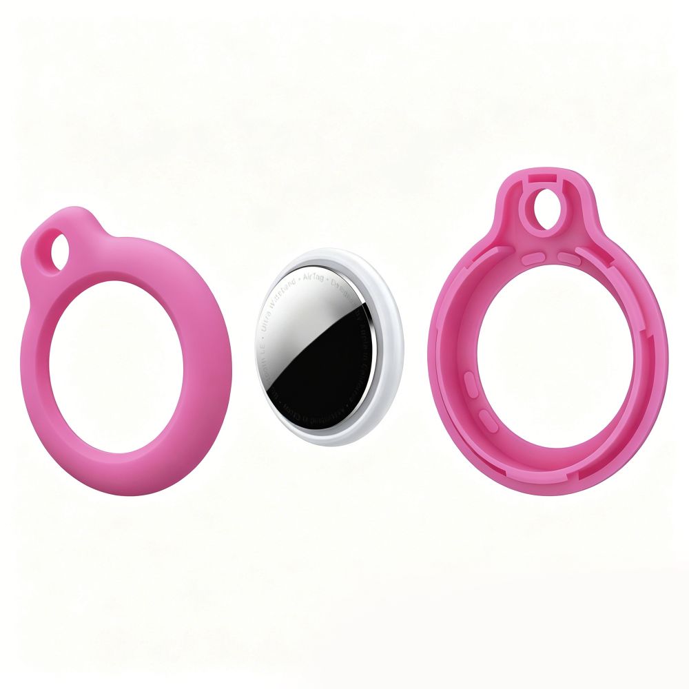 Tech Protect Rough Apple Airtag 1/2 Pink