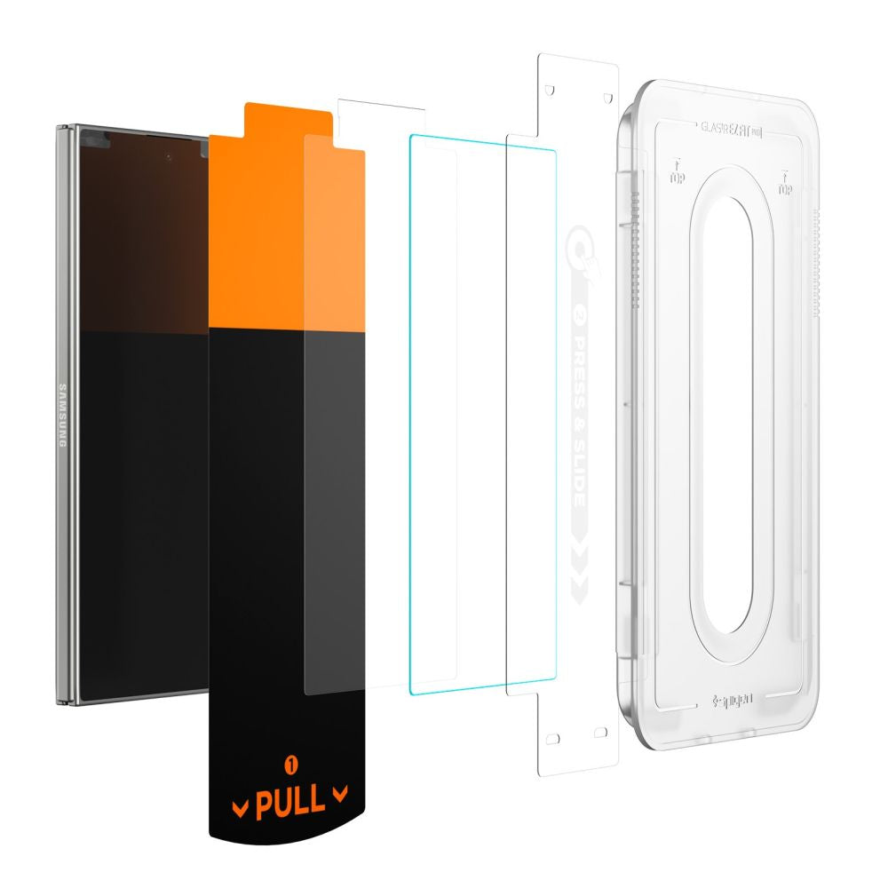 Hærdet Glas Spigen Glas.Tr ”Ez Fit Pro” Hd 2 Pack Galaxy Z Fold 7/8 Ultra Clear