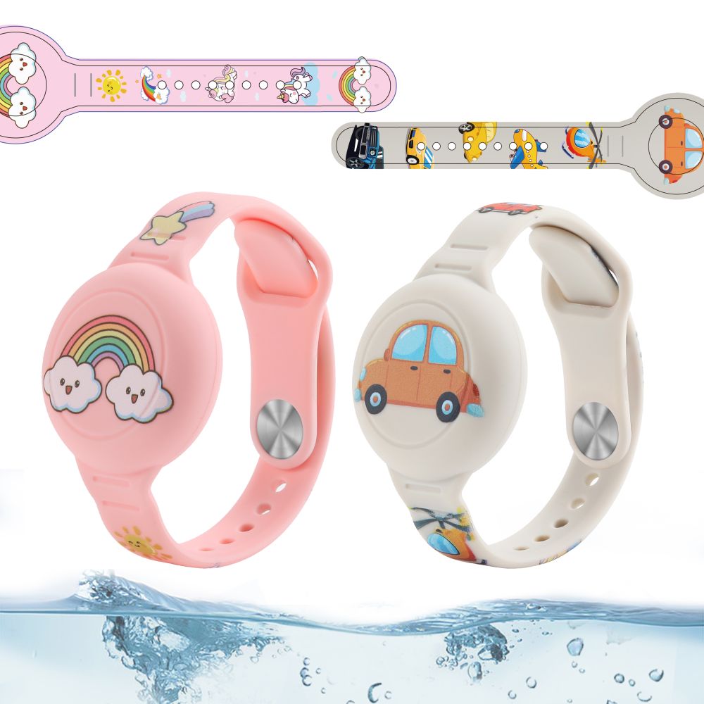 Tech Protect Smooth For Kids 2 Pak Apple Airtag 1/2 Farverig