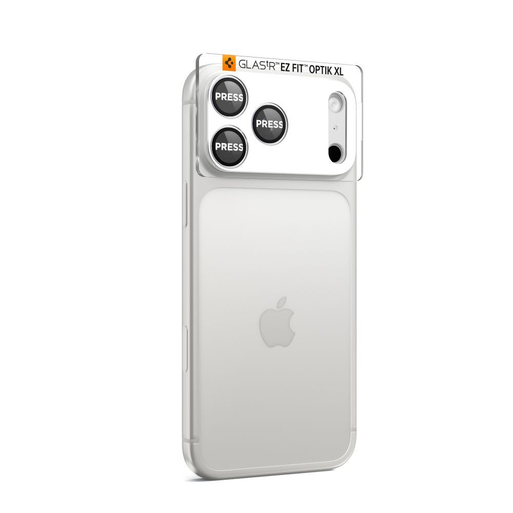 Kamera Beskyttelse Spigen Optik Pro Xl Glas.Tr ”Ez Fit” Kamera Beskyttelse Iphone 17 Pro Max Silver