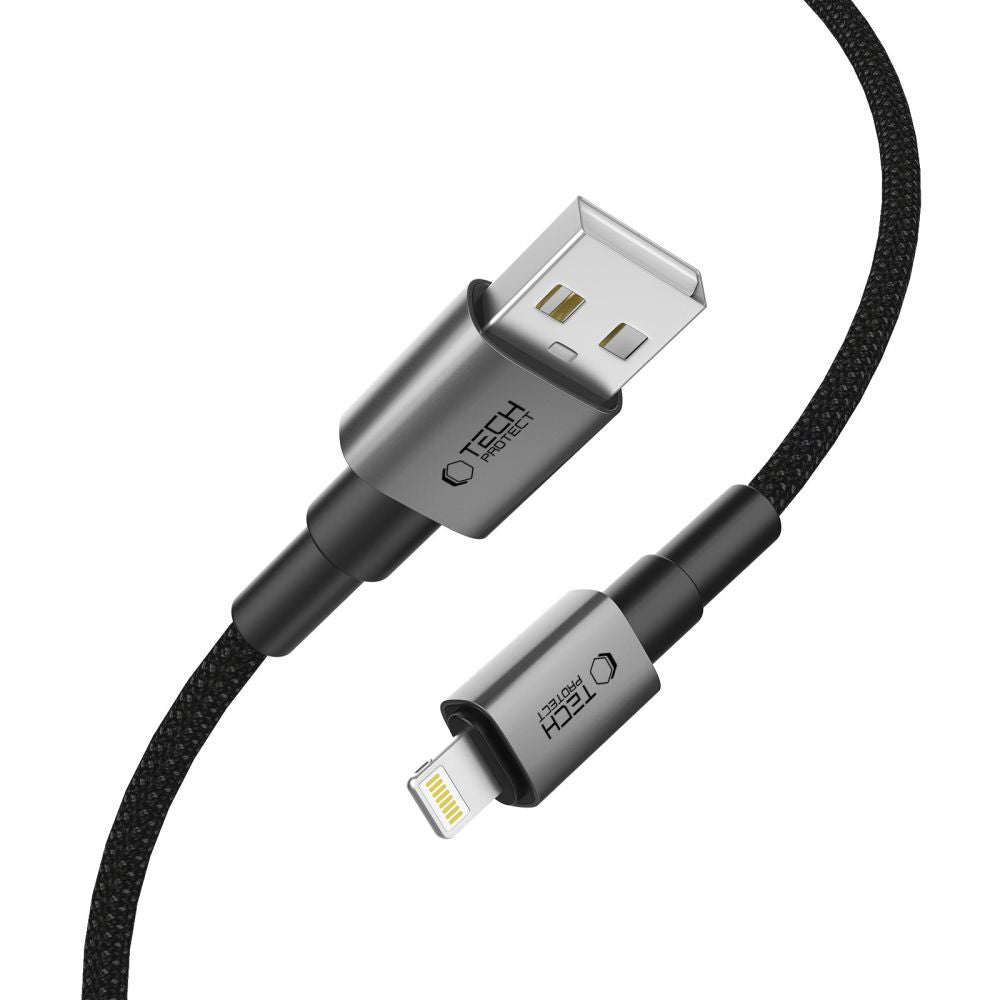 Tech Protect Ultraboost Dna Lightning Kabel 15 W/3 A 100 Cm Jerngrå