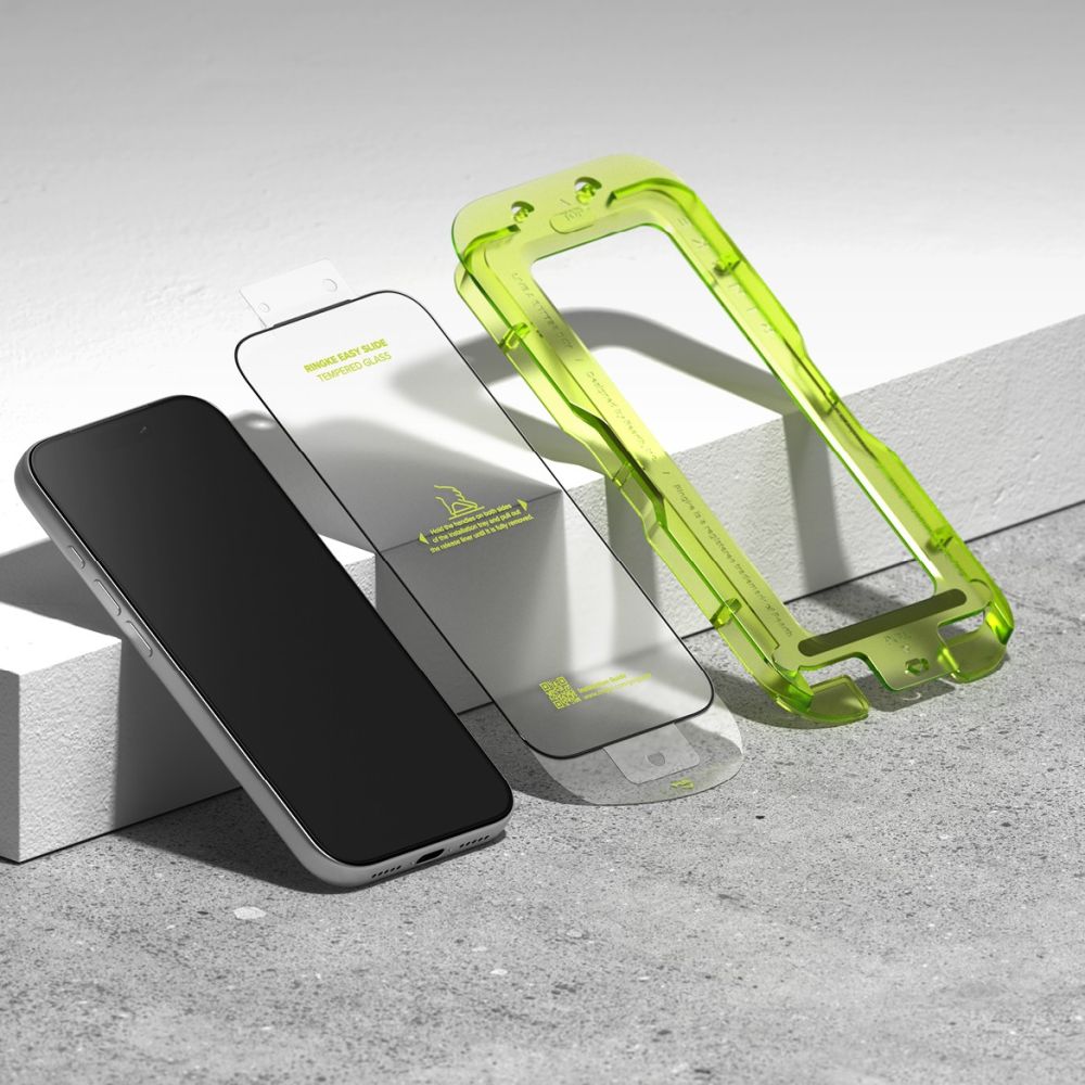Hærdet Glas Ringke Easy Slide 2 Pack Iphone 17 Pro Max / 18 Pro Max Sort