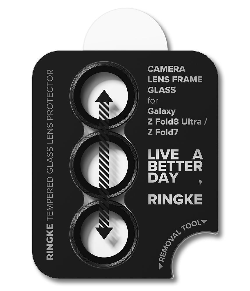 Kamera Beskyttelse Ringke Camera Ramme 2 Pack Galaxy Z Fold 7/8 Ultra Sort