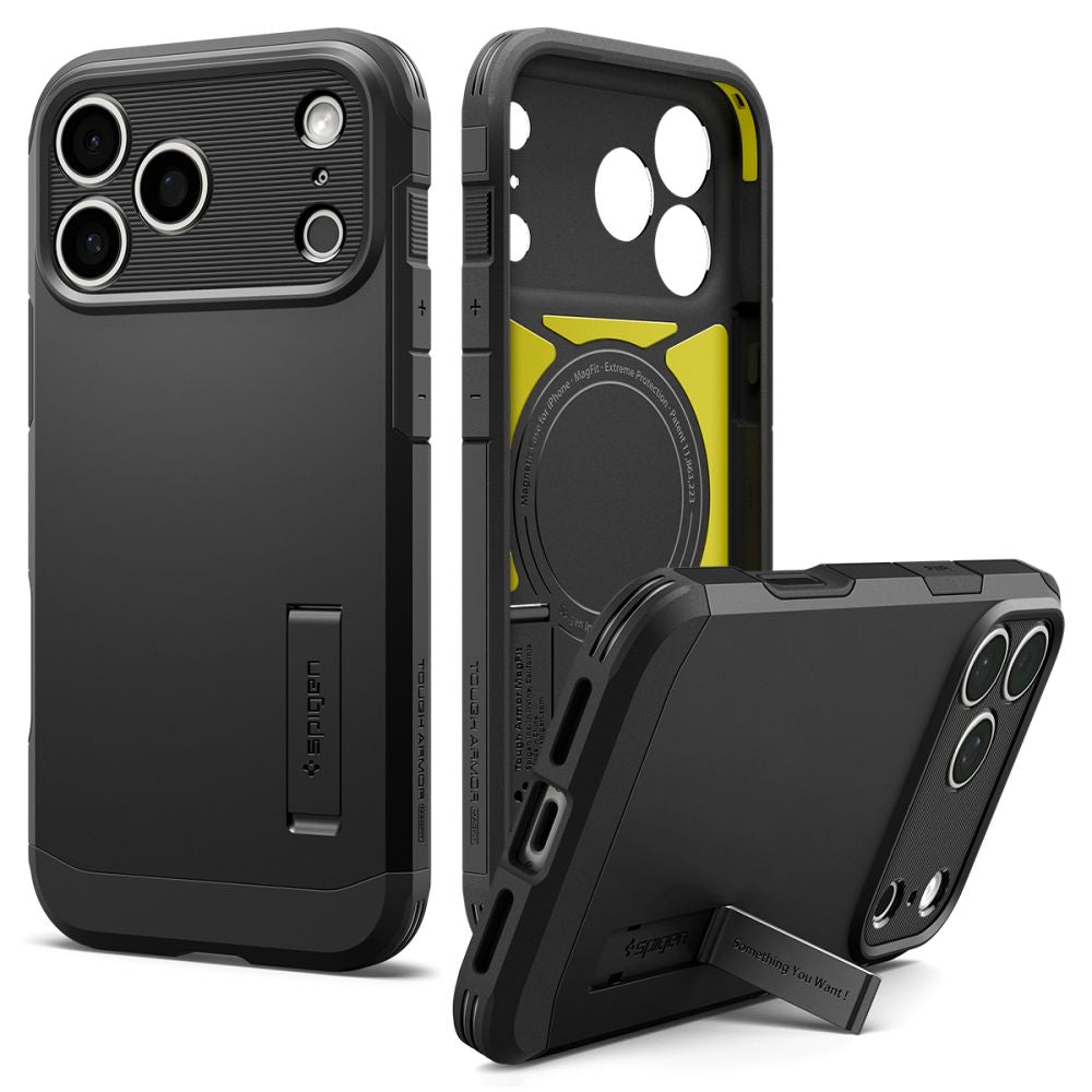 Spigen Tough Armor T Magsafe Iphone 17 Pro / 18 Pro Sort